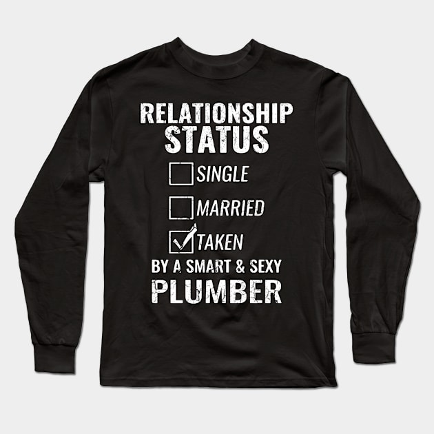 TAKEN RELATIONSHIP STATUS Long Sleeve T-Shirt by MiaMagic